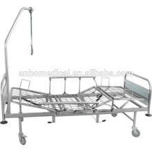 hospital bed all stainless steel with traction frame